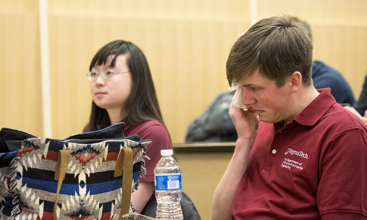 Virginia Tech Ph.D. student William Rhoads