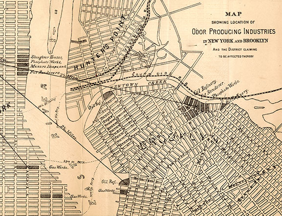 19th-century map of New York City