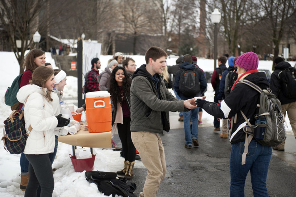 snow removal at Virginia Tech 