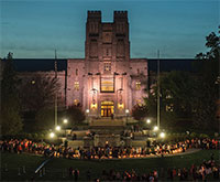 Day of Remembrance vigil at Virginia Tech