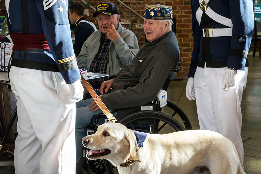 Virginia Tech Corps of Cadets and ambassador Growley