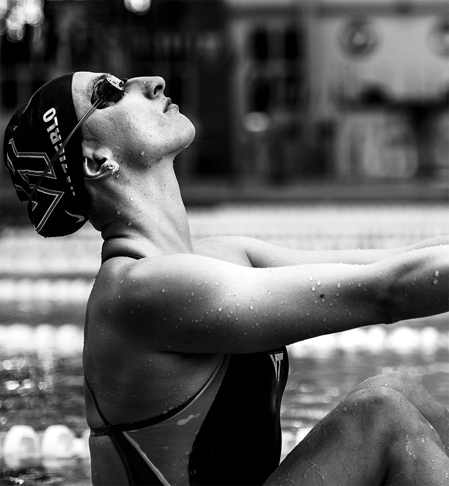 Virginia Tech swimmer Klaudia Nazieblo