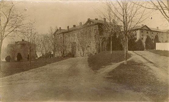 First and Second Academic buildings and Barracks No. 2, circa 1894