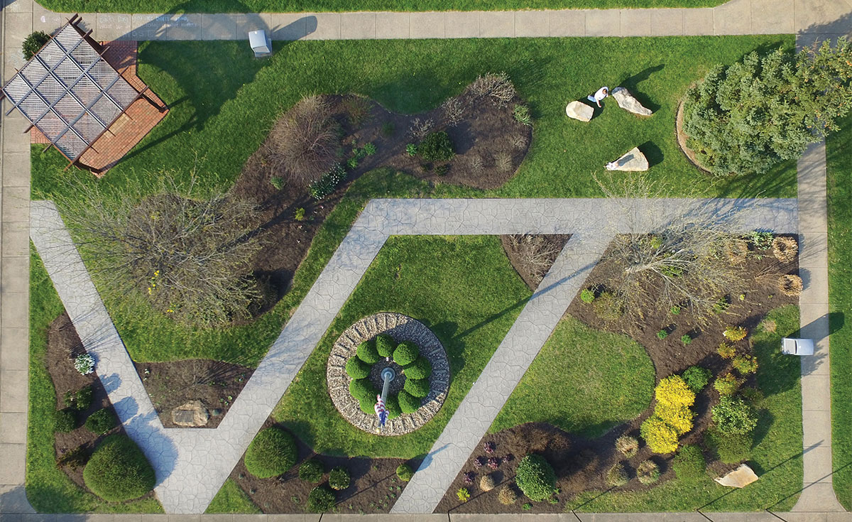 Memorial Garden in Sherando Park in Stephens City, Virginia, built by the Shenandoah Chapter.