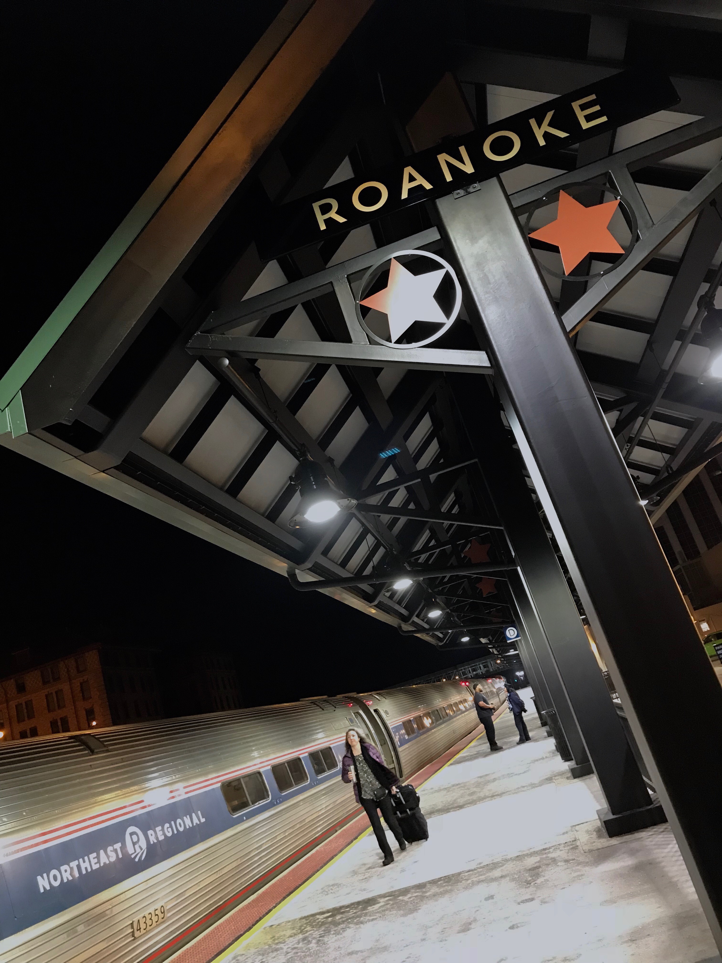 Amtrak station in Roanoke