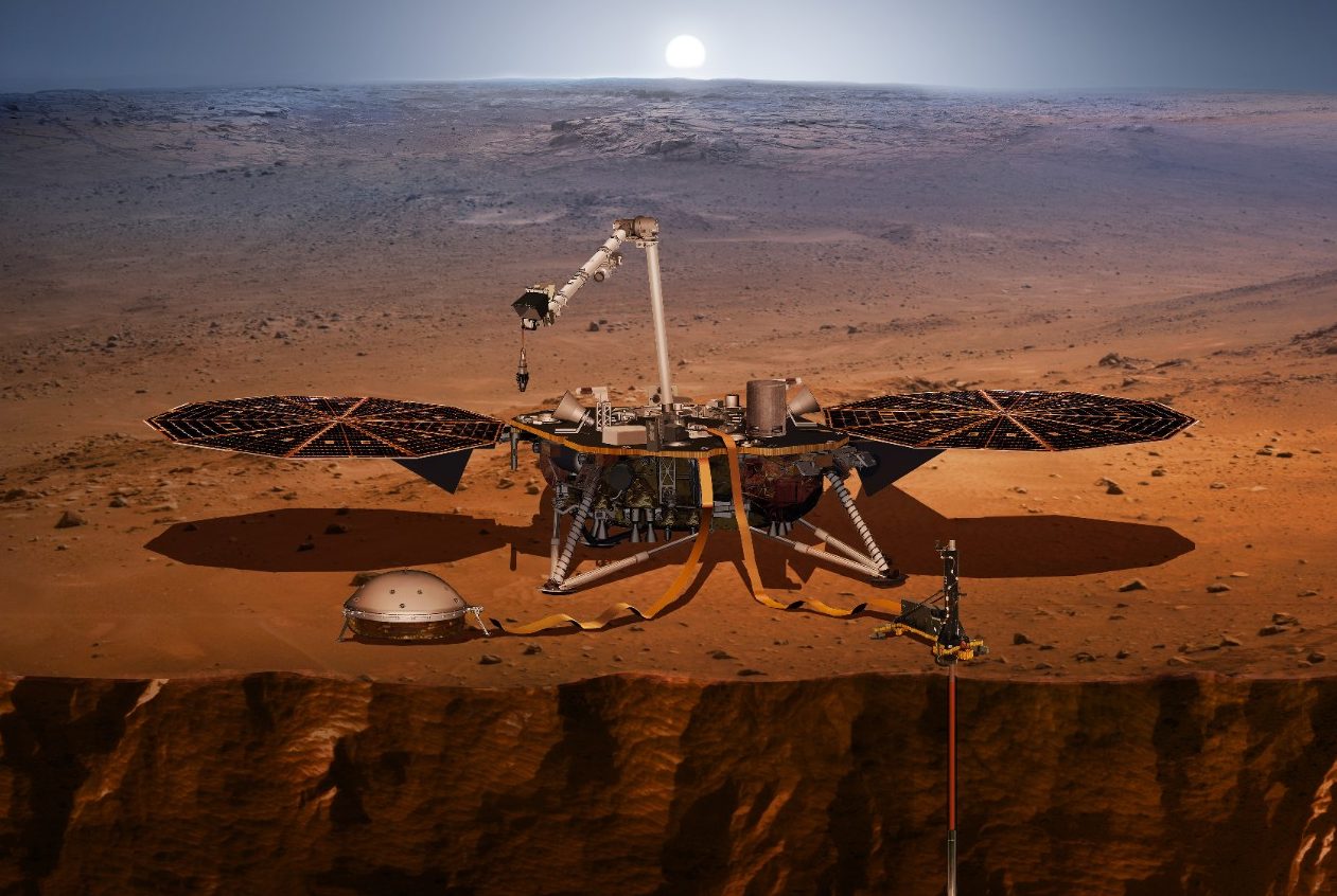 artist's concept of InSight lander