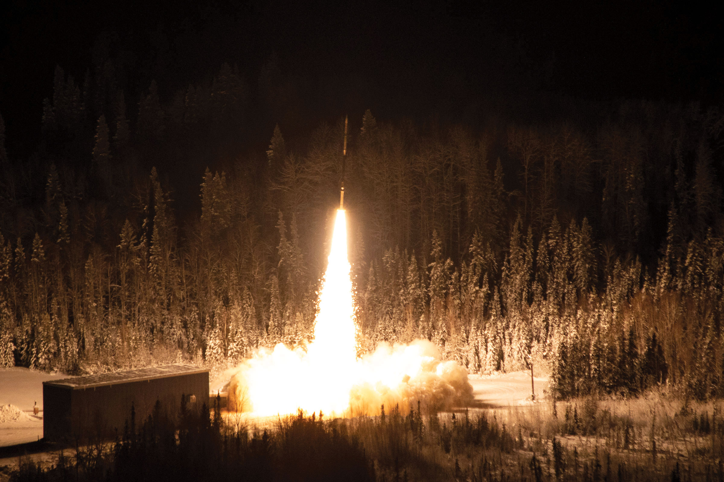 sounding rocket launch