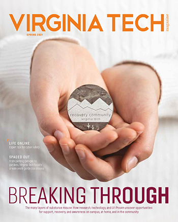 Virginia Tech Magazine, Spring 2021 cover