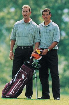 Jay Hardwick with Brendon de Jonge