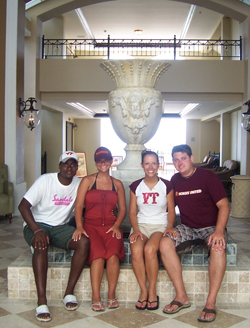 Jason '04 and Jessica Peay '04 and Crissy '04 and Jason Howell '04