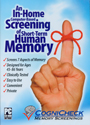 CogniCheck Memory Screening CD-ROM by W. David Crews and David W. Harrison