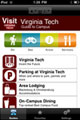 "Visit Virginia Tech" app