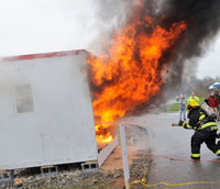 fire-safety demonstration