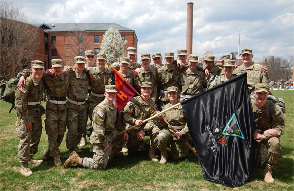 Virginia Tech Corps of Cadets Hotel Company; photo by Kathy Fullhart