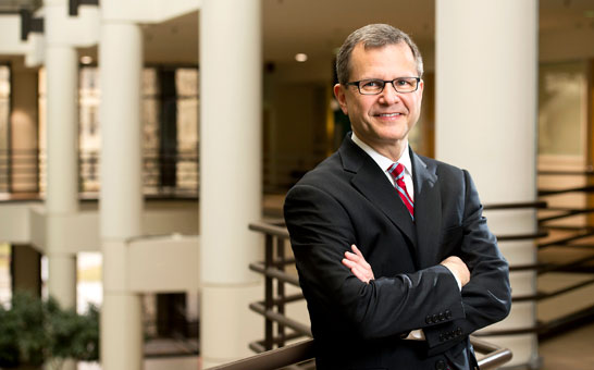 Pamplin College of Business Dean Robert Sumichrast