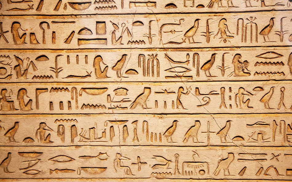 Egyptian hieroglyphs