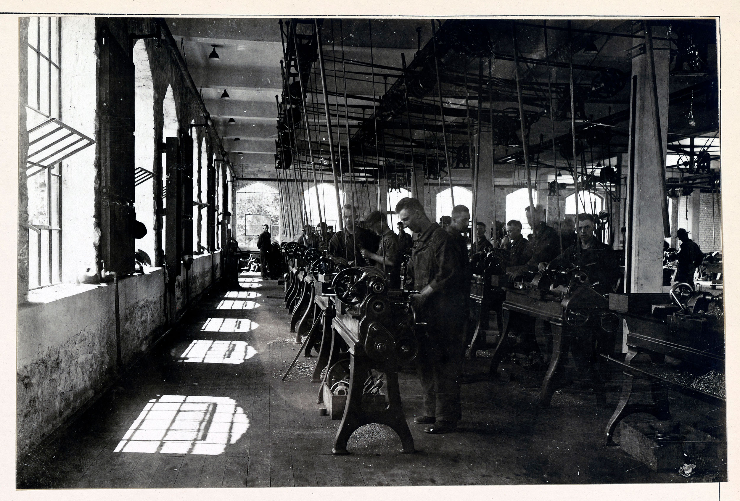 Interior of the machine shop