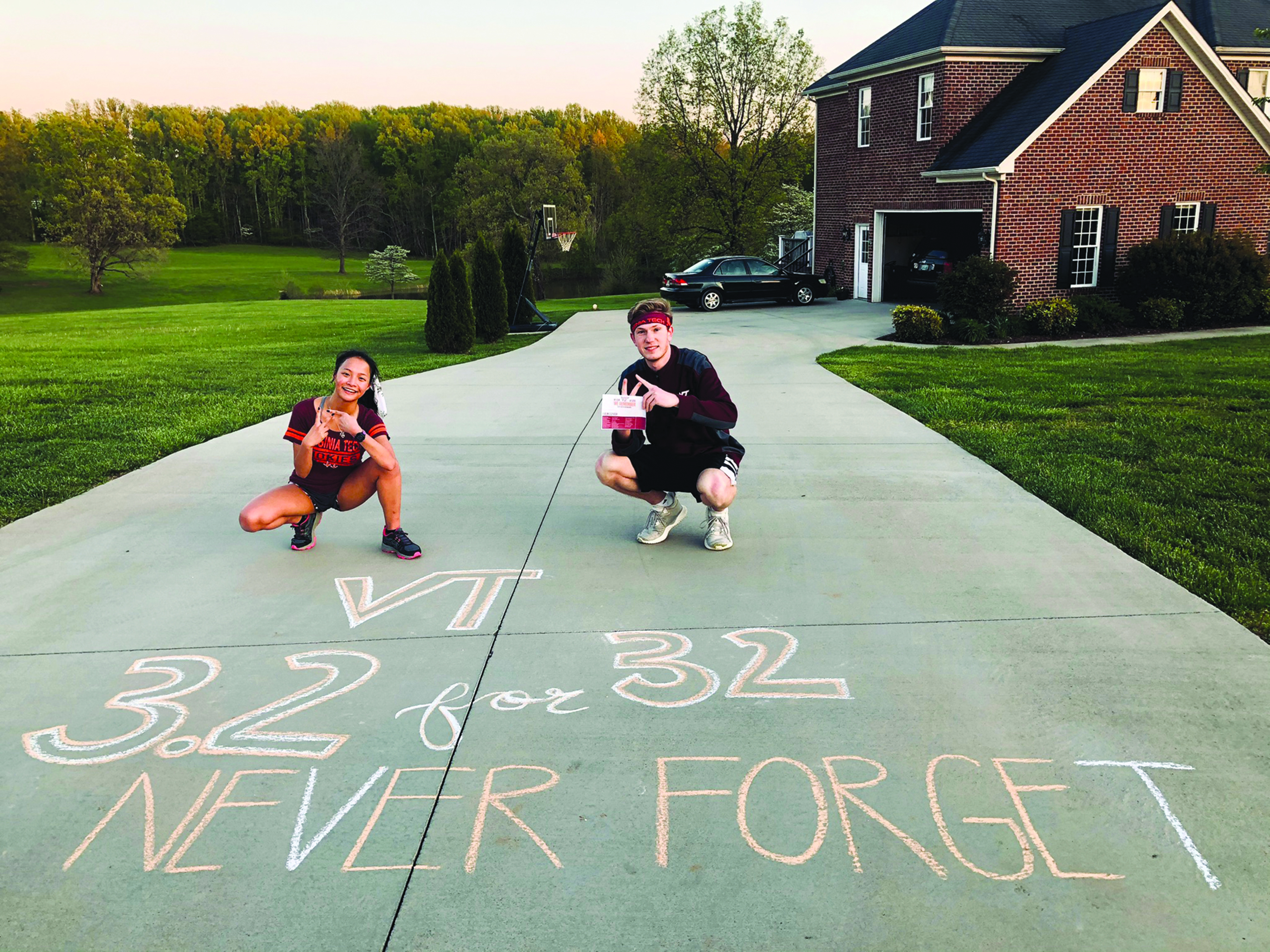 driveway chalk message