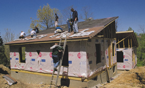 house being built