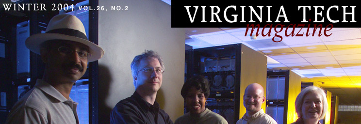 Winter 2004 Virginia Tech Magazine cover