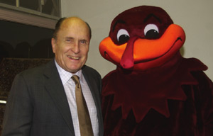 DuVall and HokieBird