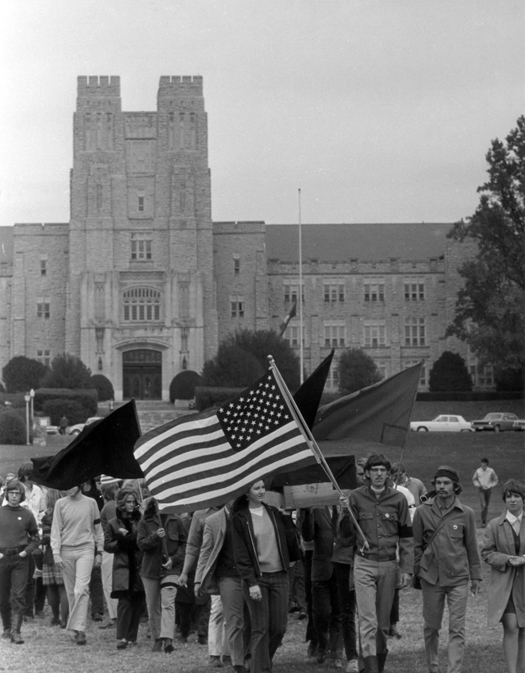 Protest on the Drillfield