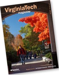 Virginia Tech Magazine cover