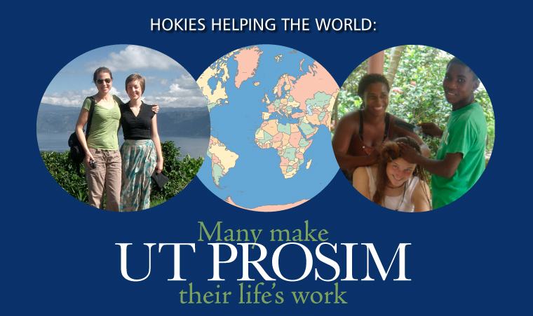 Hokies helping the world: Many make Ut Prosim their life's work