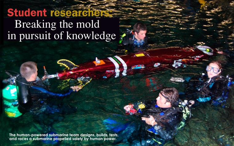 Student researchers: Breaking the mold in pursuit of knowledge by Denise Young