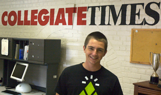 Collegiate Times writer Caleb Fleming (Class of 2011)