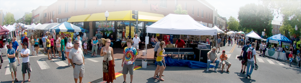 Steppin' Out festival in Blacksburg