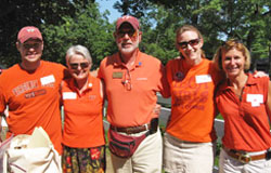 The New York Capital District Chapter gathered at the Saratoga Race Course in Saratoga Springs, N.Y., for a day of racing.