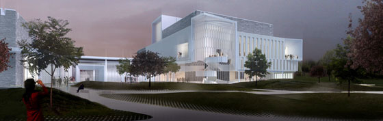 Virginia Tech's Center for the Arts, opening in fall 2013