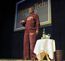 Comedian Bill Cosby was the featured performer at Virginia Tech Union's annual Laughriot Homecoming Comedy Show on Oct. 20.
