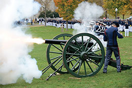 Virginia Tech Corps of Cadets' Skipper cannon