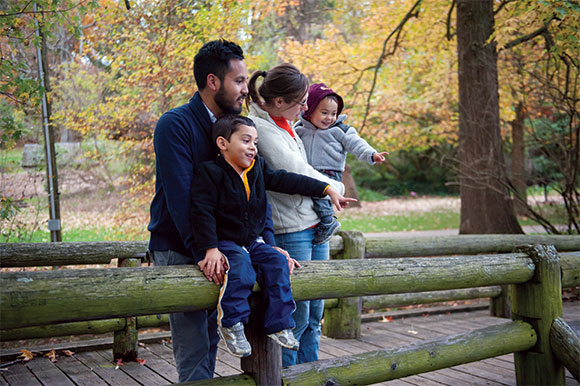 Yalung family at the Duck Pond