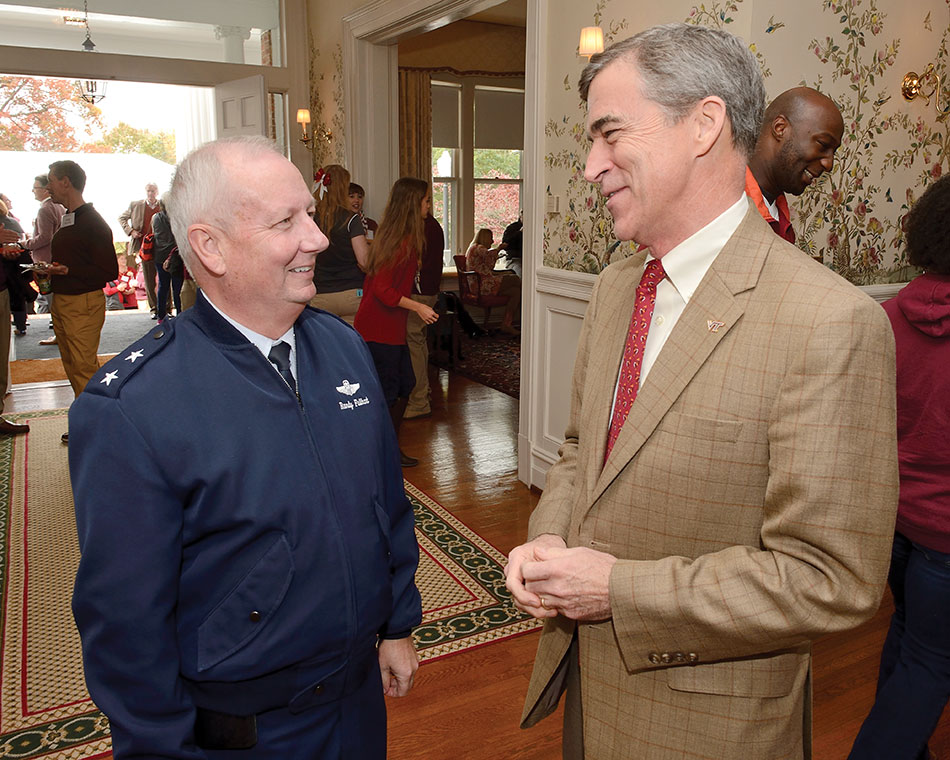 Commandant Maj. Gen. Randal Fullhart and Charles Phlegar