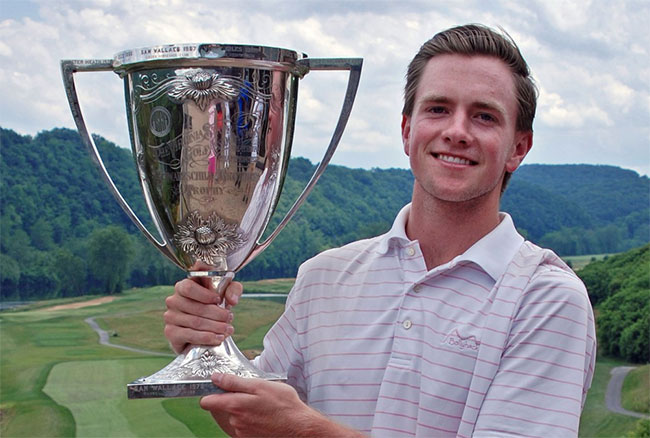 Virginia Tech golfer Joey Lane