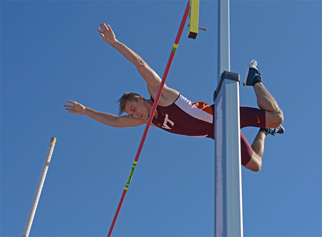 Virginia Tech track and field's Torben Laidig