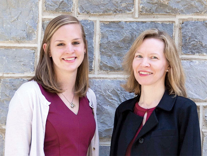 Mary Beth Keenan '15 and Holly Means '89