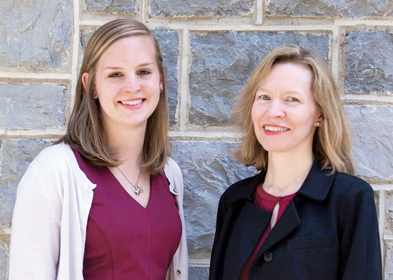 Mary Beth Keenan '15 and Holly Means '89